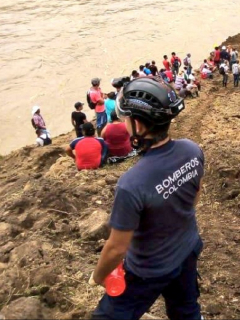 Imagen que ilustra las inundaciones en Colombia.
