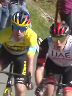 Pogacar vence a Roglic en tercera etapa de Vuelta al País Vasco