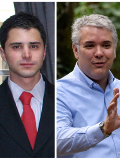 Tomás Uribe, Iván Duque y Jerónimo Uribe, que se reunieron sin el conocimiento de Álvaro Uribe, según el expresidente