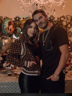 Fotode Luisa Fernanda W y Pipe Bueno, a propósito de "nuevo hijo"