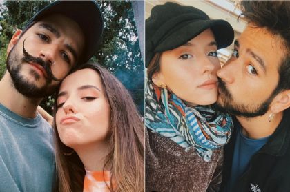Selfis de Camilo Echeverry y Evaluna Montaner ilustran nota sobre historia de Instagram por la que algunos creen que la cantante y actriz está embarazada.