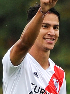Tripleta del colombiano Flabián Londoño Bedoya con River Plate.