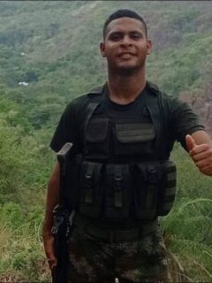 Julián Guillermo Ariza, soldado del Ejército que murió por impacto de un rayo