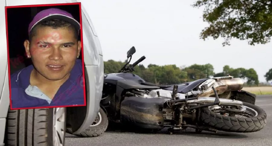 Imagen del hombre asesinado en Bucaramanga al parecer por un taxista, luego de accidente con un carro