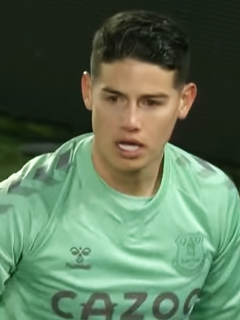 James Rodríguez, criticado en Inglaterra tras partido de Everton con Brighton. Imagen del colombiano.