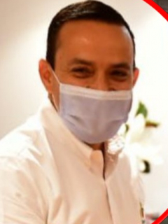 Mauricio Aguilar, gobernador de Santander investigado por la Procuraduría, y foto de la celebración de su cumpleaños