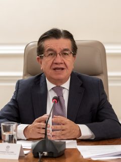 Fernando Ruiz, ministro de Salud, que se declaró impedido para hablar del glifosato