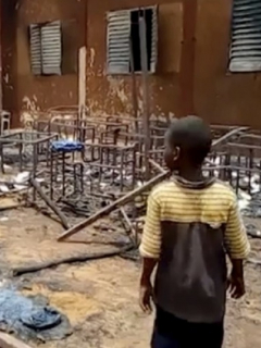 Mueren al menos 25 niños en un incendio en una escuela primaria en Níger