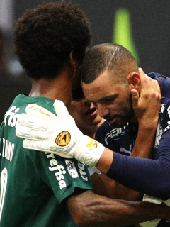 Defensa y Justicia, campeón de la Recopa ante Palmeiras de Brasil. Imagen del equipo paulista.