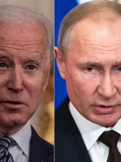 Joe Biden y Vladimir Putin