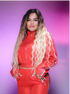 Foto de Camilo y Karol G, a propósito de sus presentaciones en los Latin American Music Awards