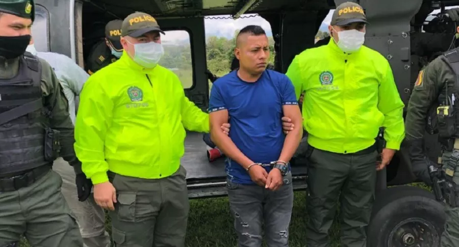Policía capturó a alias 'Ricardo', cabecilla de las disidencias de las Farc acusado de terrorismo en Cauca
