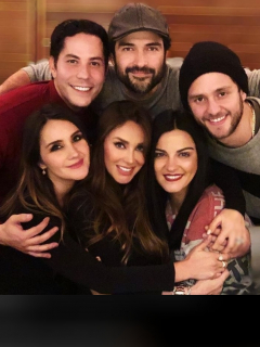 Foto de Christian Chávez, Dulce María, Alfonso Herrera, Anahí Puente, Christopher Von Uckermann y Maite Perroni, a propósiito de quiénes son sus parejas