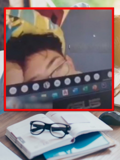 Joven colombiano se quedó dormido en clase virtual y profesora lo despertó amorosamente.
