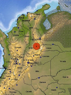 La madrugada de este 17 de abril se presentó un sismo en el oriente colombiano.