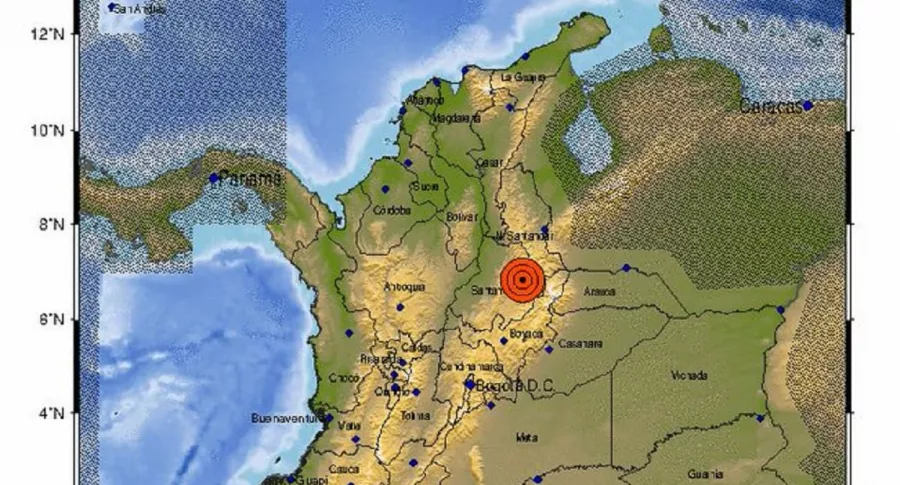 La madrugada de este 17 de abril se presentó un sismo en el oriente colombiano.