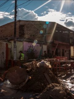 Imagen de la tragedia en Mocoa, luego de un deslizamiento en agosto de 2018, en donde familias esperan por la reconstrucción