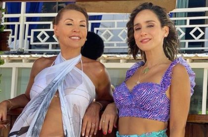 Amparo Grisales y Chichila Navia, quien confirmó sus papeles en 'El paseo 6'