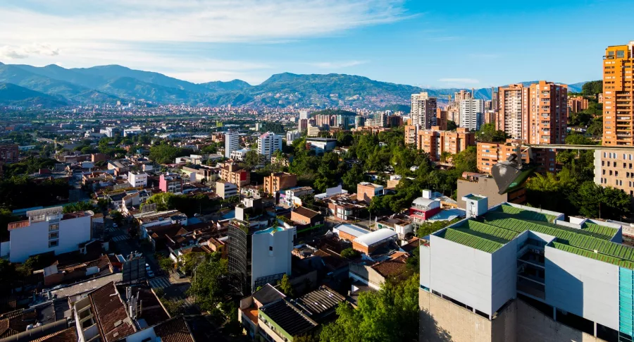 Imagen de Medellín, que ilustra la cuarentena que se viene este fin de semana. 