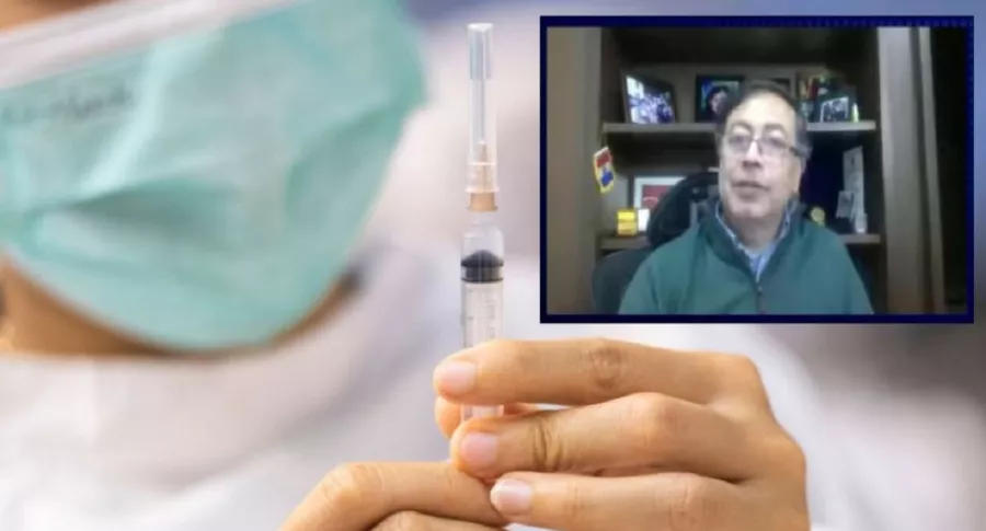 Gustavo Petro se refirió a la vacunación en Colombia, en entrevista con María Jimena Duzán, y dijo que tardaría 7 años