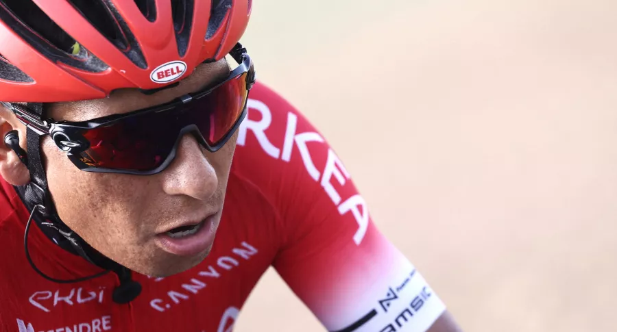 Nairo Quintana casi se cae en el Tour de Los Alpes, donde quedó en el 'top 10'. Imagen de referencia del ciclista colombiano.
