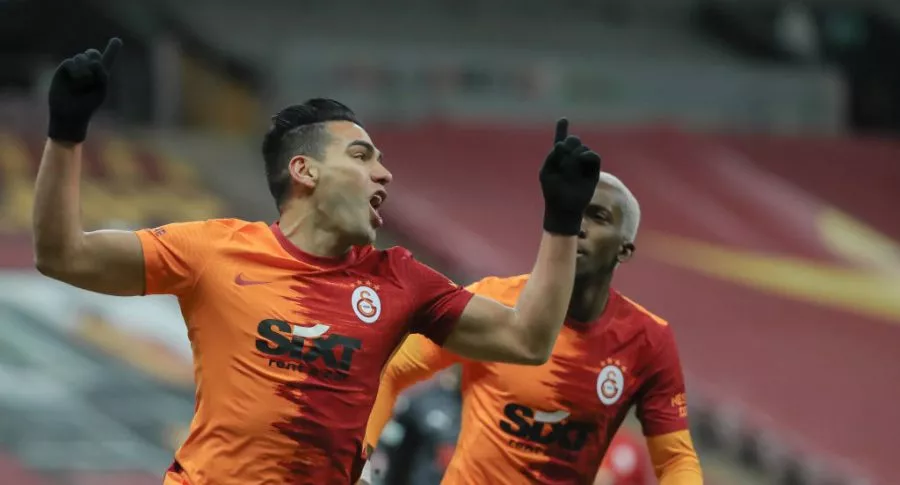 Falcao García volvió a marcar con el Galatasaray y se reportó en el tanteador frente al Besiktas por la fecha 40 de la Superliga Turca.