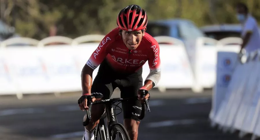 Nairo Quintana, quien no estuvo en plenitud de condiciones durante el Tour de los Alpes, según confirmó su equipo