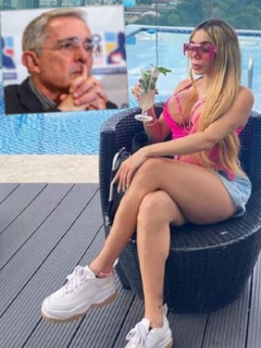 Luna Gil, conocida como 'La muñeca inflable', dijo que mencionar al expresidente Uribe la hizo más famosa en Instagram