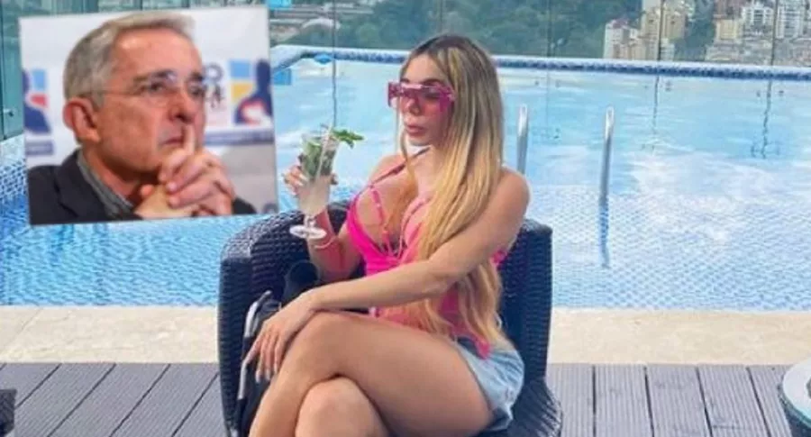 Luna Gil, conocida como 'La muñeca inflable', dijo que mencionar al expresidente Uribe la hizo más famosa en Instagram