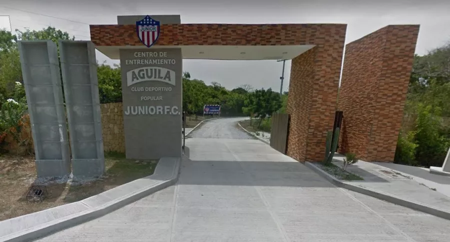 Imagen de la sede deportiva del Junior de Barranquilla, en donde ladrones se metieron a robar