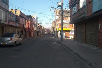 Calles de Suba muestran que bogotanos cumplen con la cuarentena. 