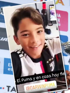 Hijo de Mario Sábato, loco con triunfo de Darwin Atapuma en Vuelta a Colombia. Fotomontaje: Pulzo.