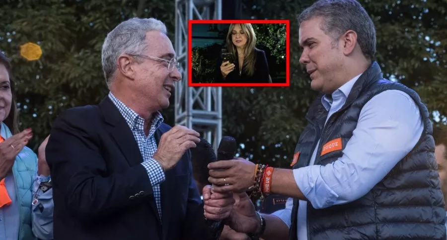Duque no quiso que Vicky Dávila le leyera trinos de Álvaro Uribe en una entrevista.