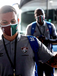Fluminense podría ir en bus a Armenia para enfrentar a Santa Fe en Libertadores. Imagen del equipo brasileño.