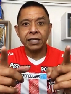 Criticas de Iván René Valenciano a presidentes de Junior y América de Cali. Imagen del exjugador barranquillero.