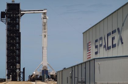 El cohete Falcon9 de SpaceX que habría estado cerca de un ovni en abril del 2021.