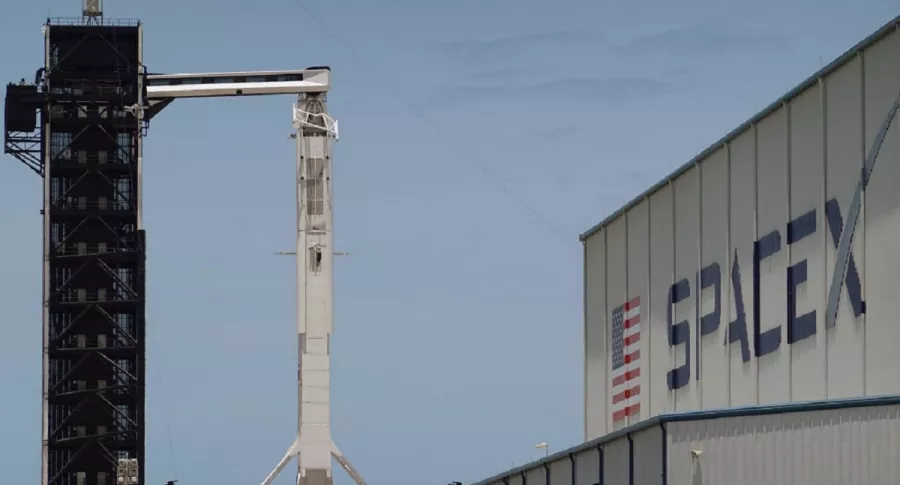 El cohete Falcon9 de SpaceX que habría estado cerca de un ovni en abril del 2021.
