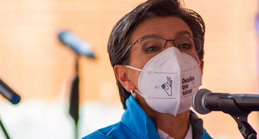 Claudia López, que le pidió respeto a los manifestantes de Bogotá, en el paro nacional 