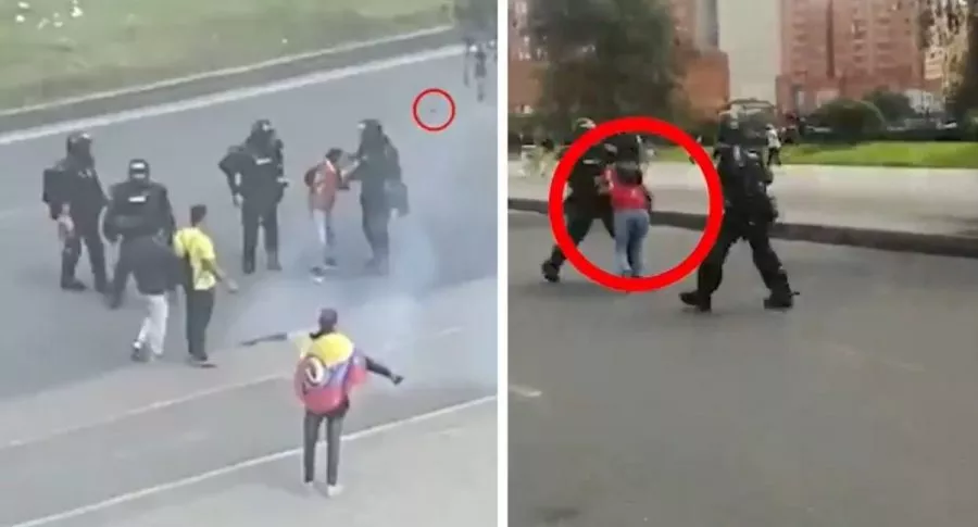Paro Nacional Bogotá: recompensa por atacante de funcionario en marchas 28A