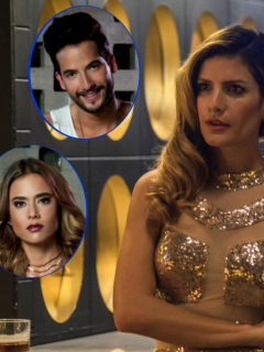 Carlos Torres, Carolina Ramírez y Mabel Moreno en 'La reina del flow', a propósito de nota sobre quién mató a Gema, pues no fue ni Charly ni Yeimy.
