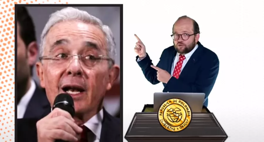 Daniel Samper culpa a Álvaro Uribe Vélez de "este gobierno tan malo". Pantallazo de 'Soy Dani'.