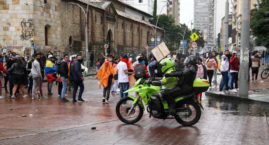 Paro en Bogotá balance de heridos y detenidos en el tercer día de marchas