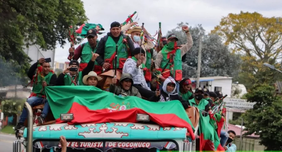 Minga indígena se suma al Paro Nacional: anuncian movilizaciones