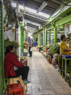 Imagen de plaza que ilustra nota; paro nacional: bloqueo de vías ya causa escasez de alimentos en Bogotá