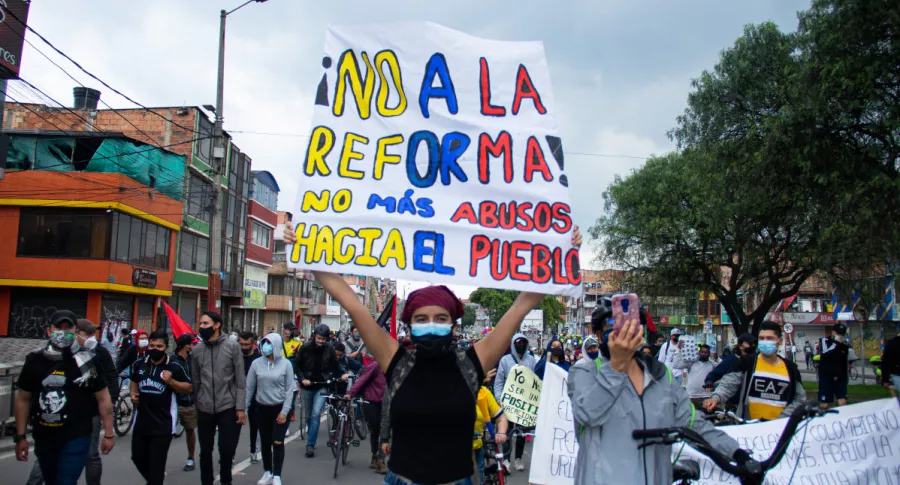Marchas en Colombia.