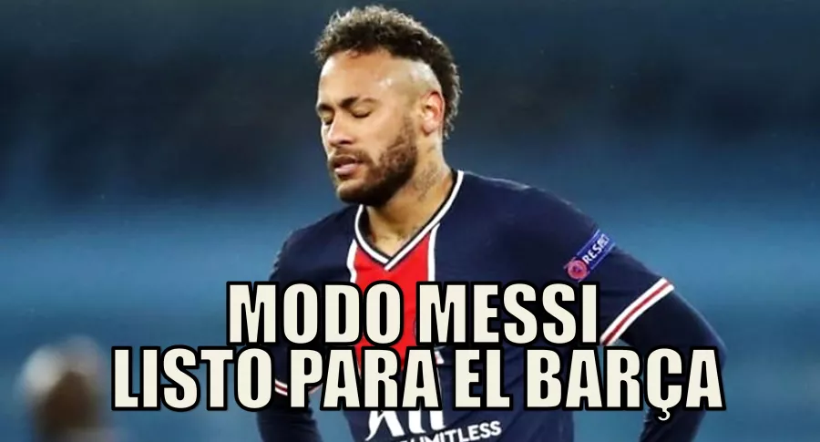 Meme para Neymar y la eliminación del PSG en Champions League.