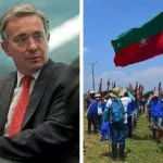 Indígenas responden a Álvaro Uribe, que confundió su bandera con la del Eln