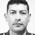El capitán Jesús Alberto Solano, asesinado en Soacha durante disturbios del paro nacional.