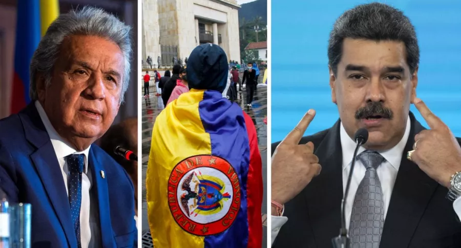 Lenín Moreno acusó a Nicolás Maduro como responsable de violencia en Colombia