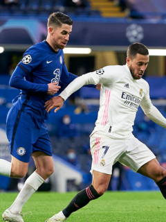 Foto de Chelsea vs. Real Madrid ilustra nota sobre risas de Eden Hazard